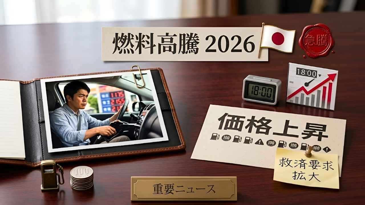 日本の燃料価格高騰2026|生活への影響と緊急支援策の詳細