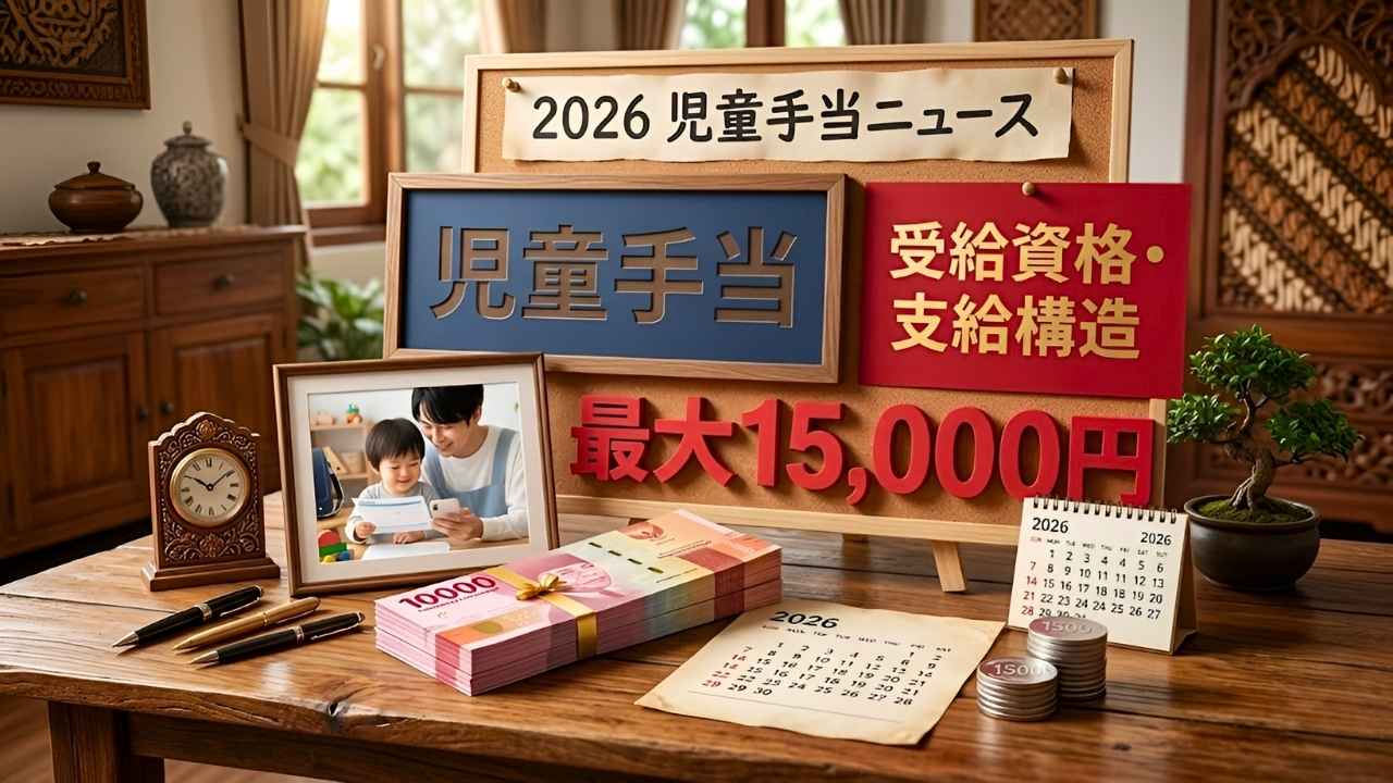2026年最新 日本の児童手当増額|月額1万円から3万円支給の対象条件と開始時期を徹底解説