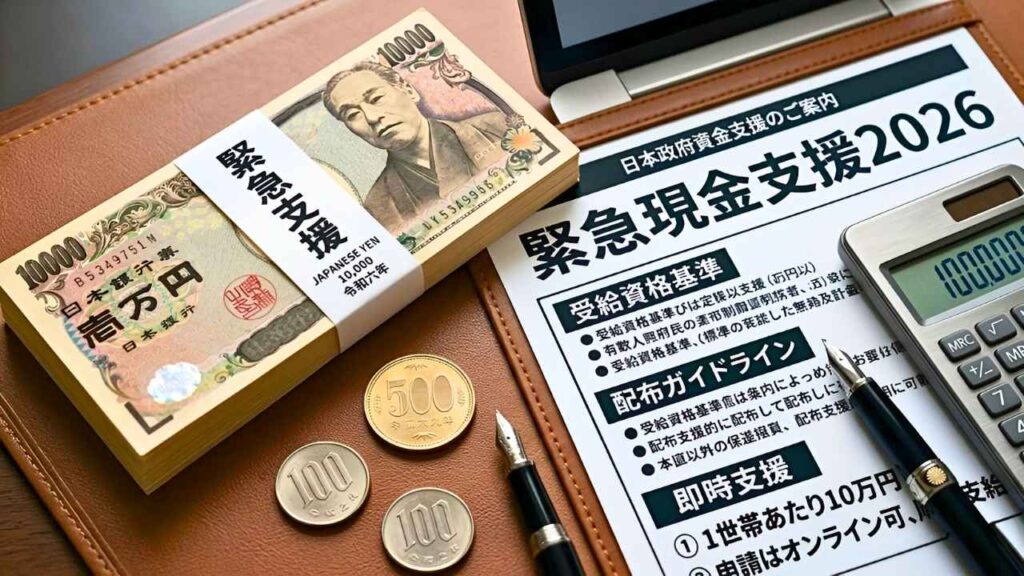 2026年最新 日本の緊急現金支援|受給資格基準と配布ガイドラインによる即時支援解説