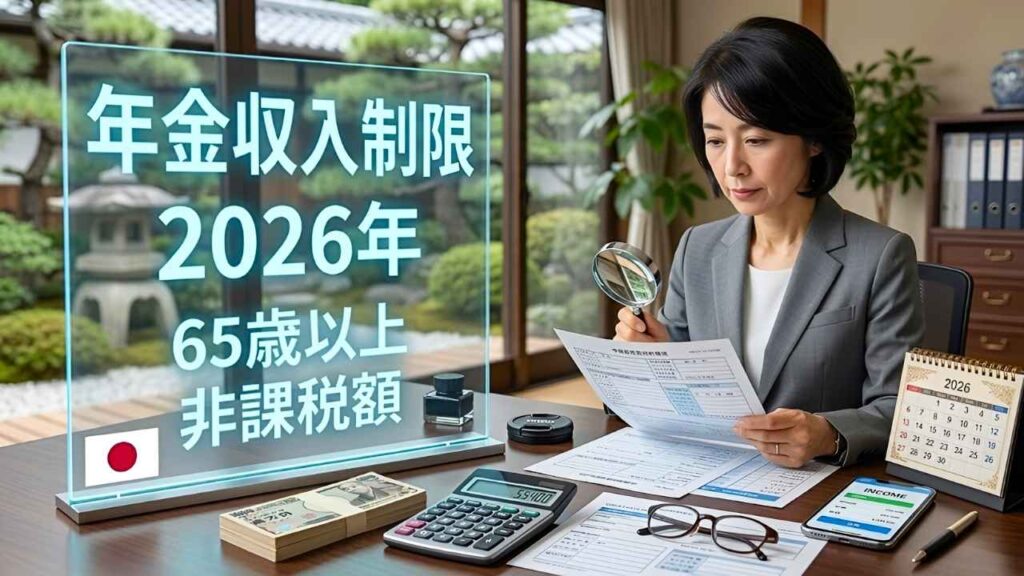 2026年最新 年金収入制限ガイド｜65歳以上居住者向け非課税額と制度改定の詳細解説