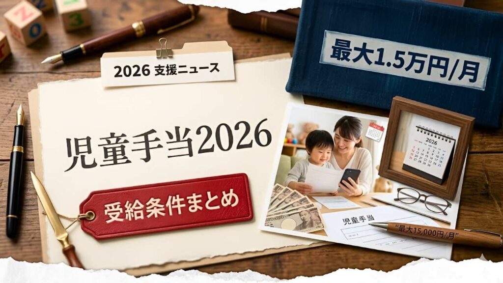 児童手当増額2026年最新情報｜月額1万円から3万円支給の制度改定と生活支援の詳細