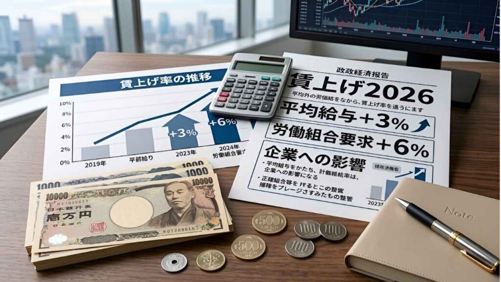 賃金上昇と物価上昇の連動2026｜日本経済におけるインフレサイクルの仕組みと課題分析