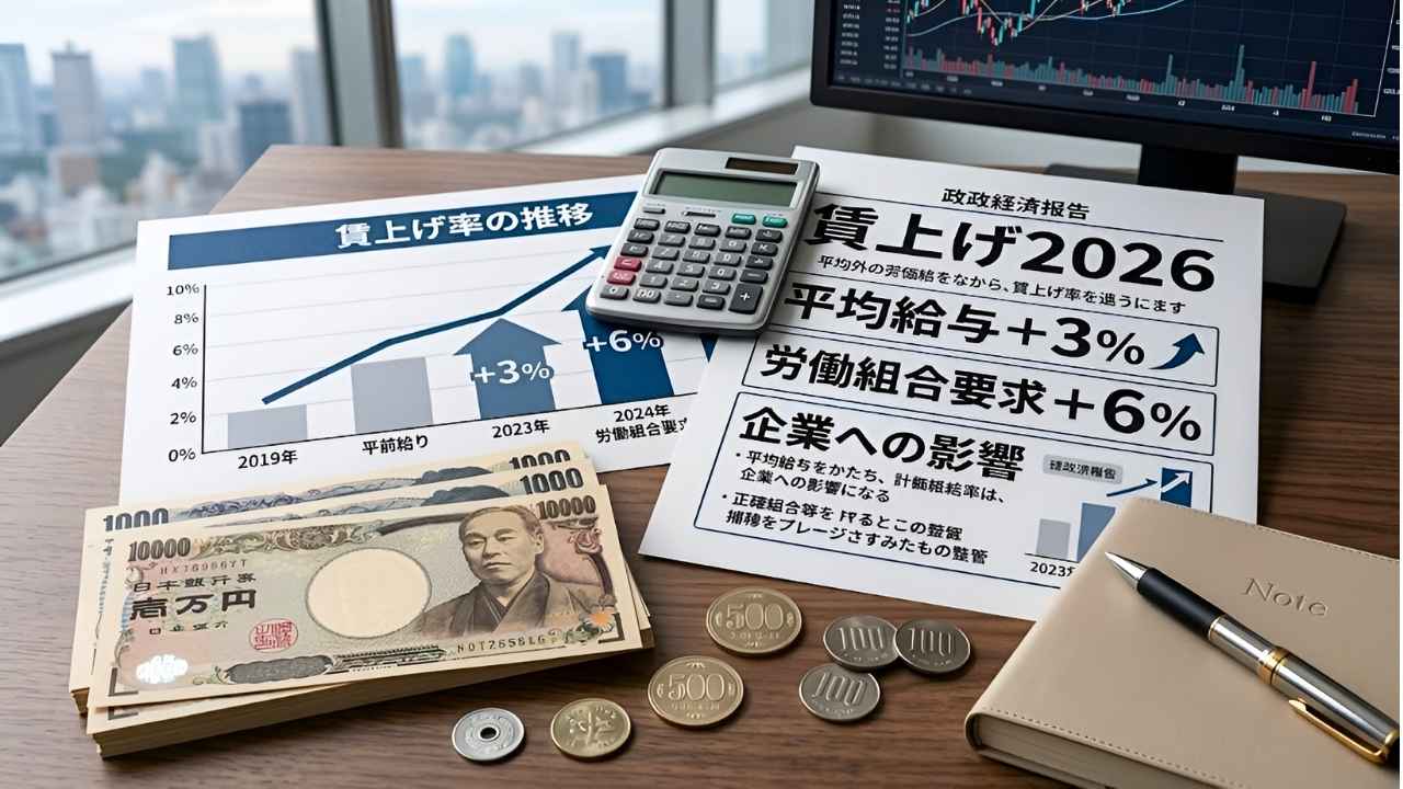 賃金上昇と物価上昇の連動2026｜日本経済におけるインフレサイクルの仕組みと課題分析
