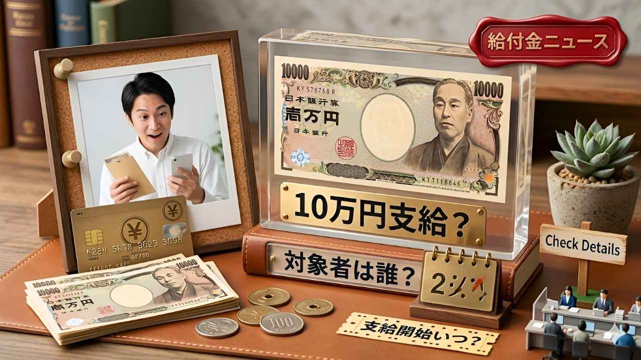 10万円現金支援制度2026|受給資格と支給開始時期の最新情報と生活への影響