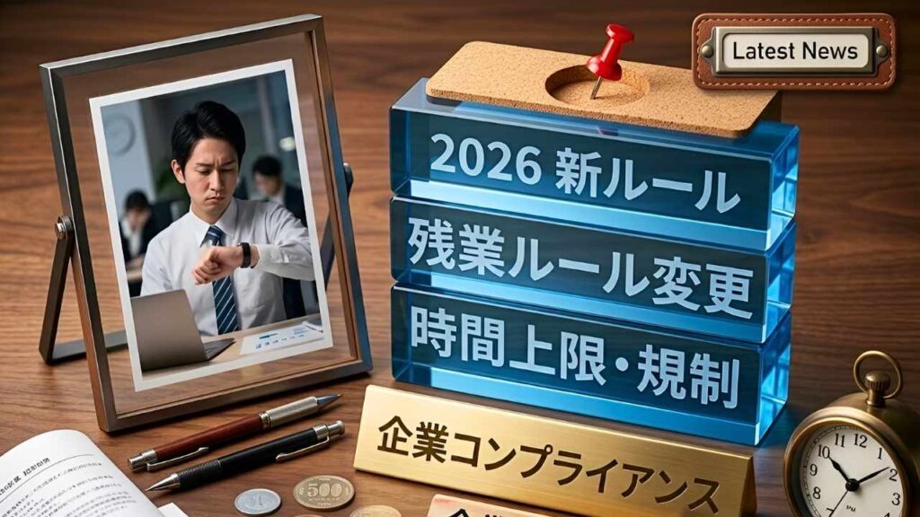 日本の残業規制強化2026|労働時間上限と雇用主コンプライアンス基準の施行がもたらす影響