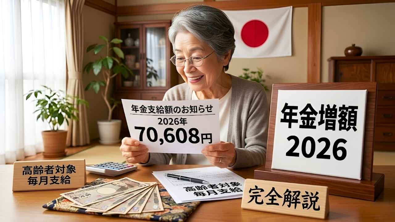 日本の年金支給額2026｜高齢者向け最新解説