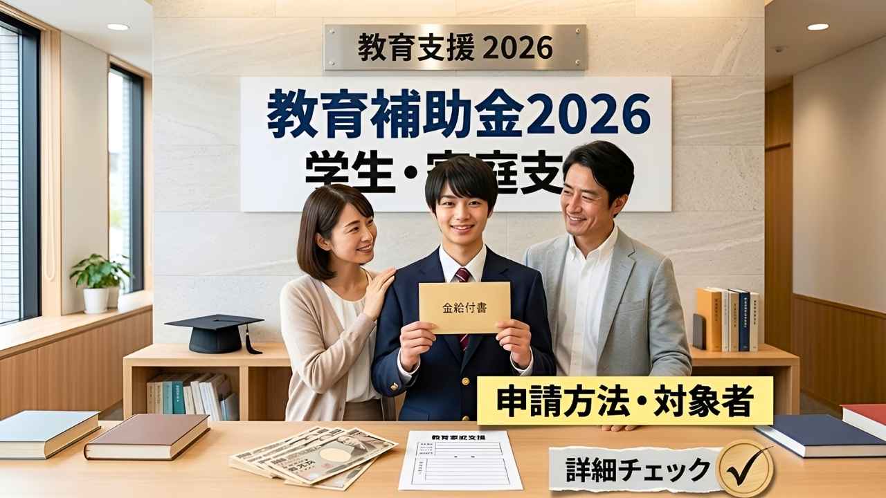 2026年日本の教育補助金｜学生と家庭を支える最新支援制度