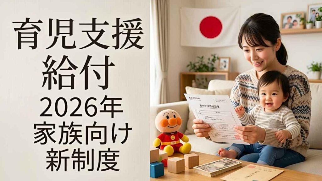 日本の育児支援2026|政府が計画する新しい財政給付と家計への影響
