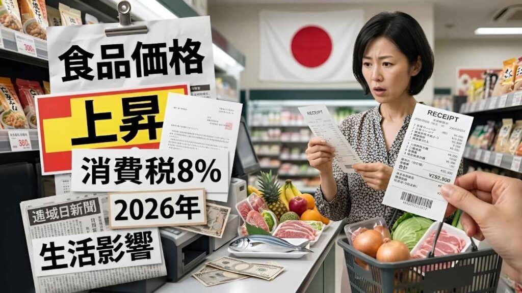 2026年食品価格ガイド|日本で消費税8%にもかかわらず上昇する理由