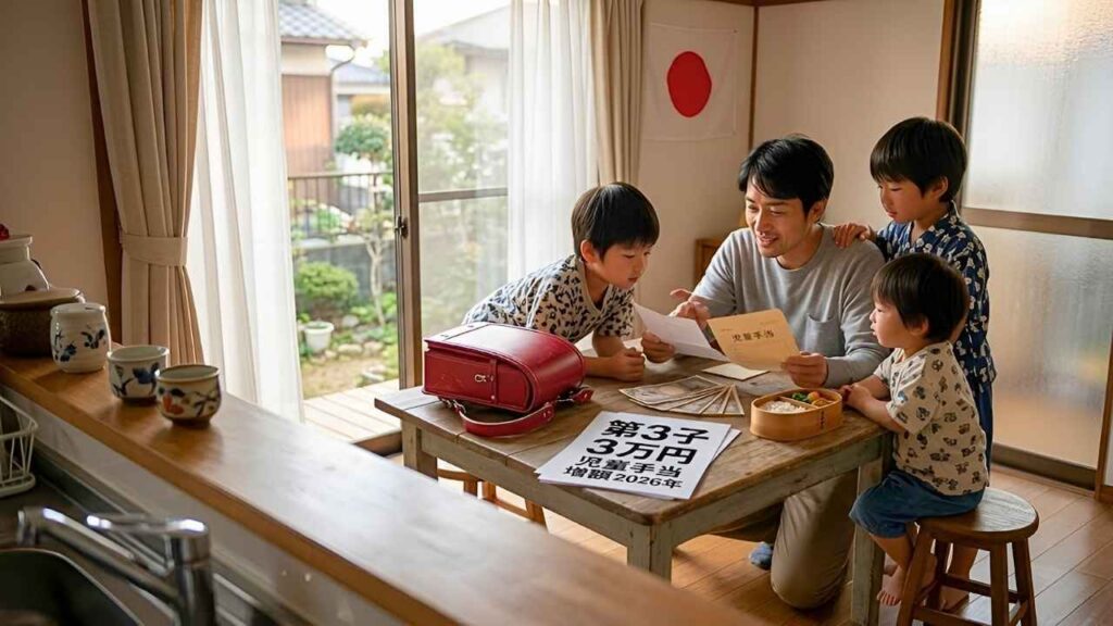 2026年日本政府の子育て支援政策|児童手当第3子月額30,000円の最新情報