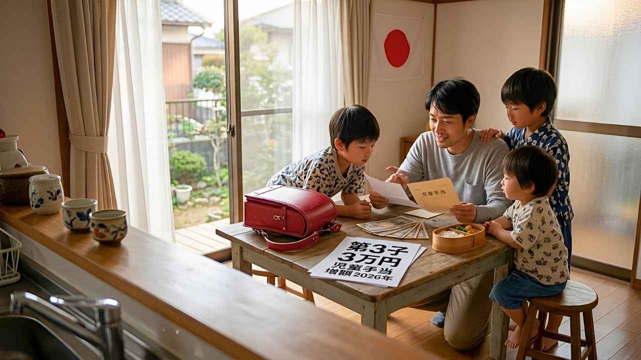 2026年日本政府の子育て支援政策|児童手当第3子月額30,000円の最新情報