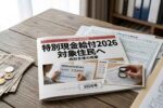 日本の特別現金給付2026｜対象住民向け現金支援の改定ポイントと生活への影響
