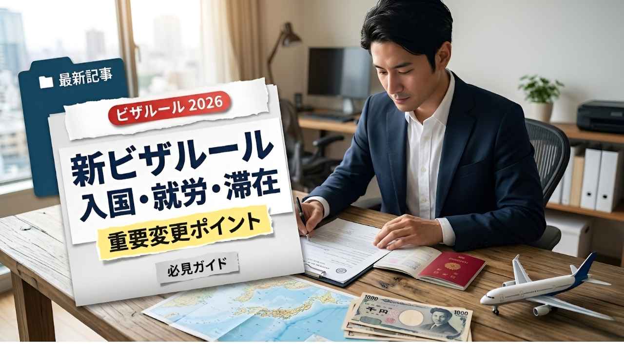 2026年日本の新しいビザルール｜入国・就労許可・滞在条件の変更点を徹底解説