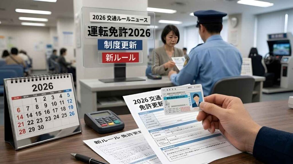 最新版2026運転免許更新ガイド｜新制度の変更点と安全運転のための必須チェックポイント
