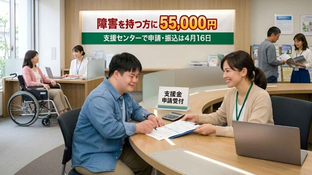 2026年障害者支援金最新動向｜障害者支援センター申請で受け取れる55,000円支給と振込日ガイド
