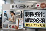 2026年日本の銀行ルール改正｜利用者向け新しい制限とセキュリティ確認の最新情報
