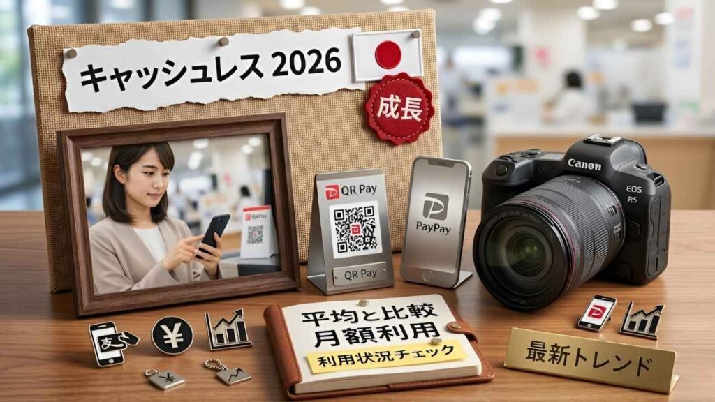 2026年日本キャッシュレス経済｜自分の利用額を全国平均と照らし合わせる方法