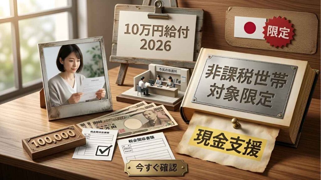 2026年日本の10万円政府給付金最新情報｜住民税非課税世帯を対象に絞った現金支援制度で生活費負担軽減と安心を実現