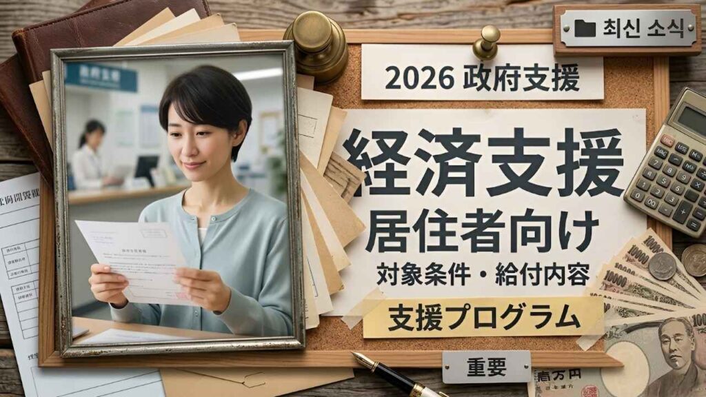2026年日本政府支援プログラム｜居住者が知るべき給付条件と生活支援情報