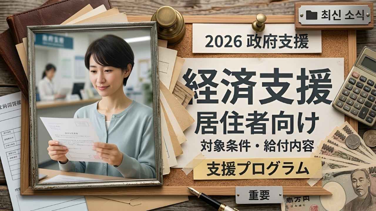 2026年日本政府支援プログラム｜居住者が知るべき給付条件と生活支援情報