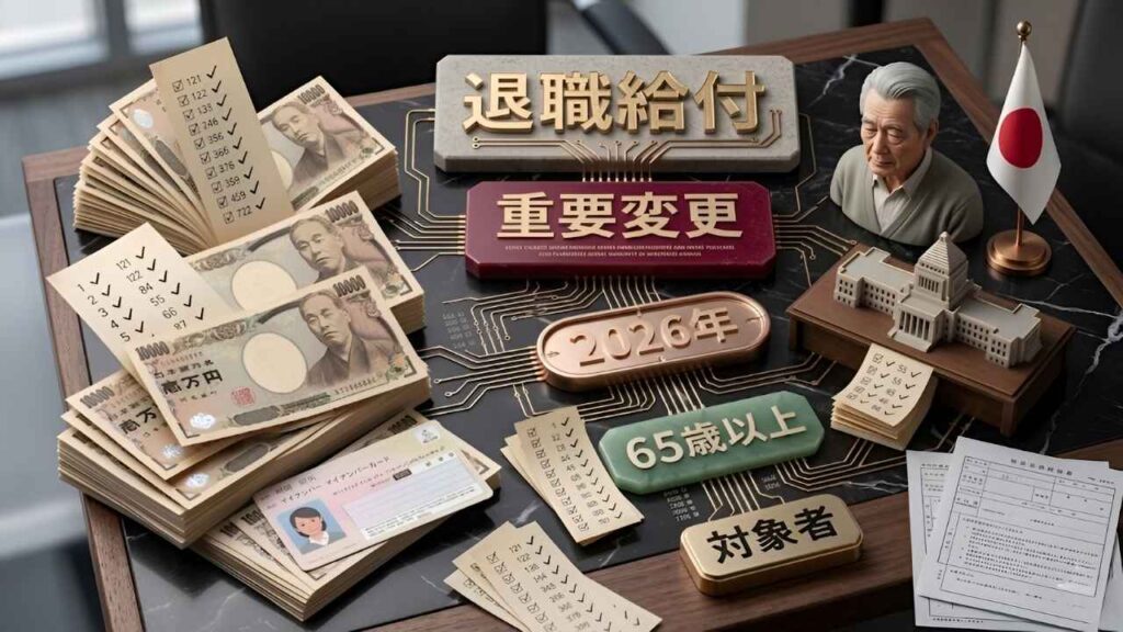 日本の退職給付2026|65歳退職者が知っておくべき変更点と受給方法
