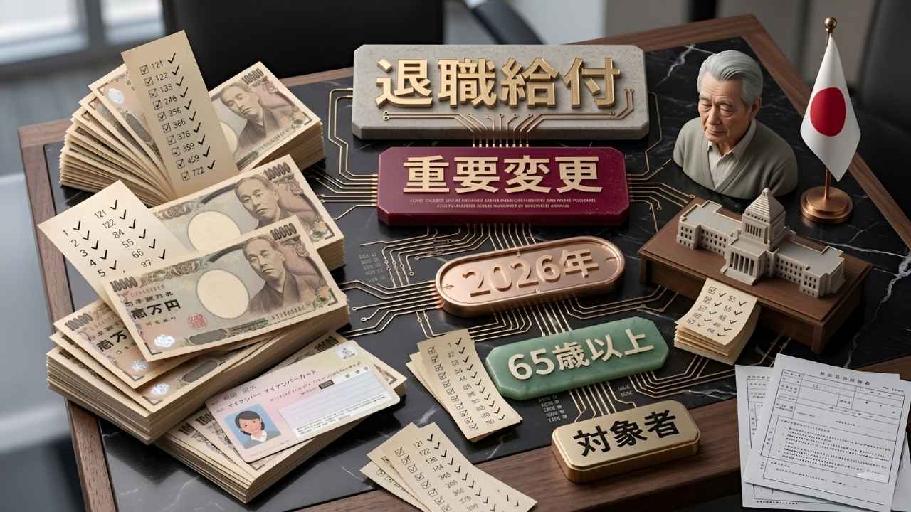日本の退職給付2026｜65歳退職者が知っておくべき変更点と受給方法